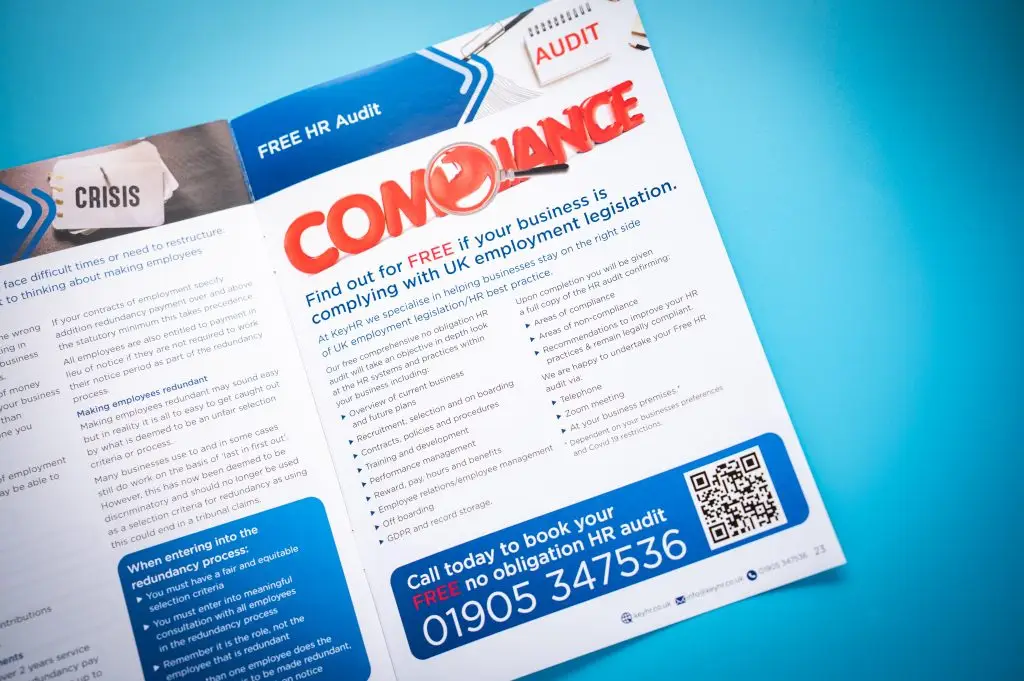 Get a FREE HR audit report and find out if your business is complying with UK legislation